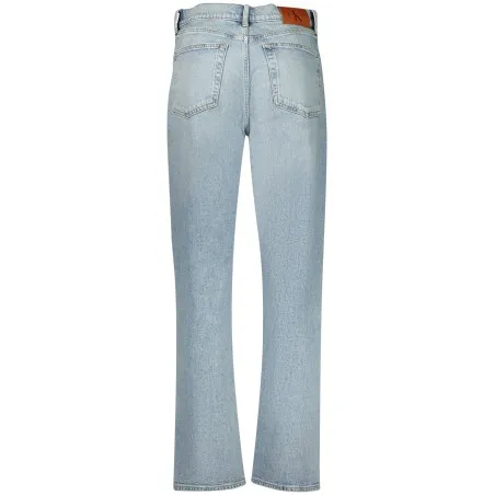JEAN EN DENIM CALVIN KLEIN POUR FEMME, BLEU - CALVIN KLEIN