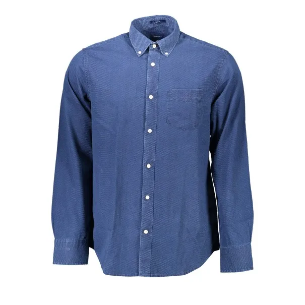 CHEMISE À MANCHES LONGUES GANT HOMME BLEU - GANT
