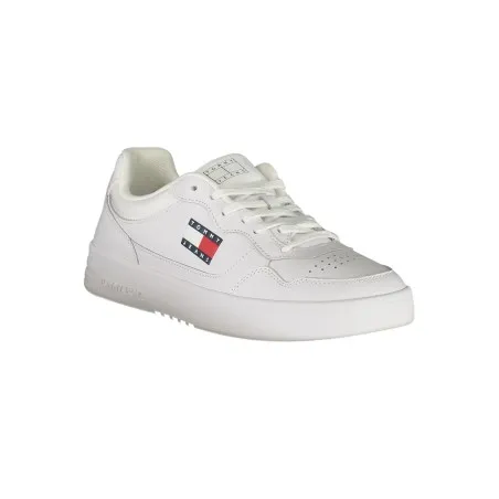 CHAUSSURES DE SPORT POUR HOMMES TOMMY HILFIGER BLANCHES - TOMMY HILFIGER