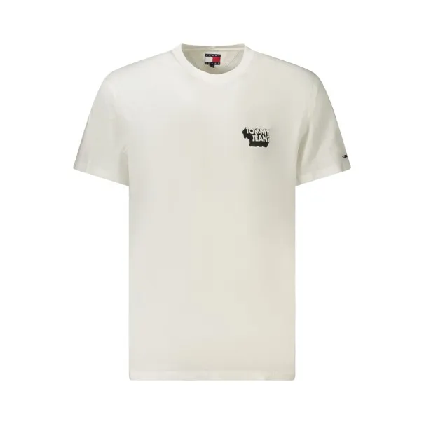 T-SHIRT À MANCHES COURTES TOMMY HILFIGER POUR HOMME BLANC - TOMMY HILFIGER
