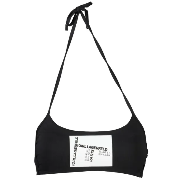 Haut de maillot de bain Karl Lagerfeld Beachwear pour femme Noir - KARL LAGERFELD BEACHWEAR