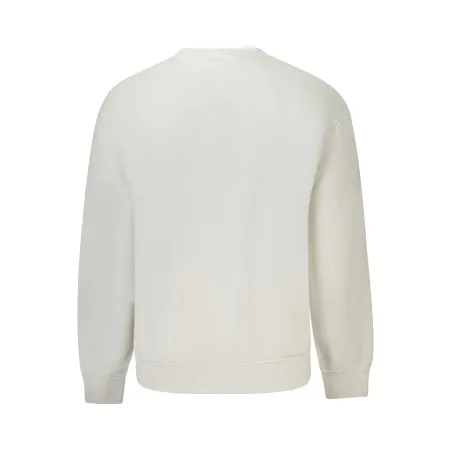 Sweat-shirt zippé homme Calvin Klein blanc - CALVIN KLEIN