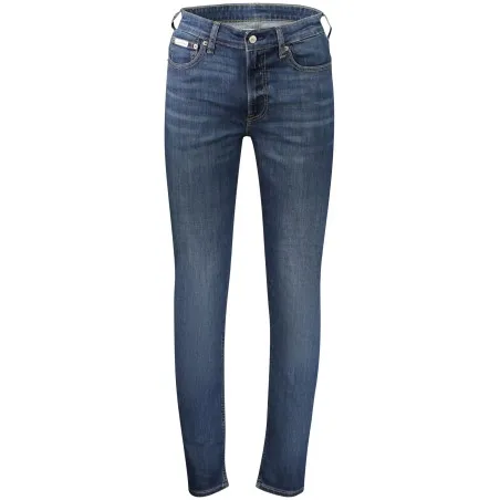 JEANS EN DENIM CALVIN KLEIN POUR HOMME, BLEU - CALVIN KLEIN