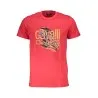 T-SHIRT À MANCHES COURTES CAVALLI CLASS HOMME ROUGE - CAVALLI CLASS
