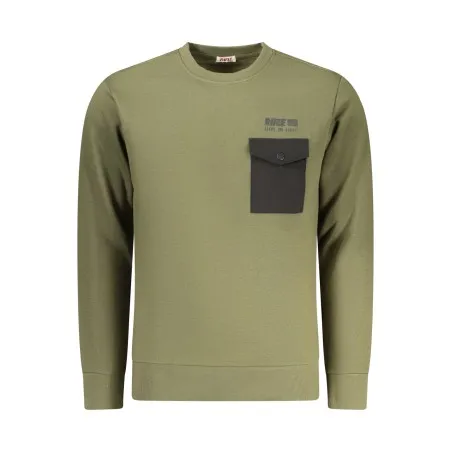 SWEAT-SHIRT FERMETURE ÉCLAIR VERT POUR HOMME RIFLE - RIFLE