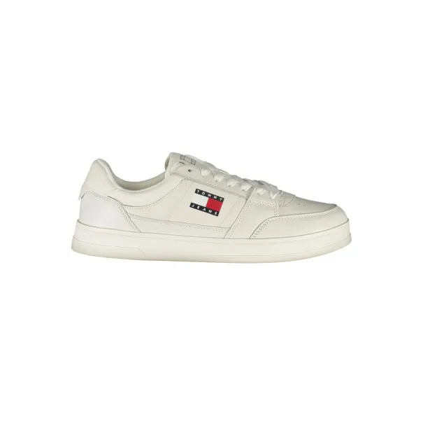 CHAUSSURES DE SPORT POUR HOMMES TOMMY HILFIGER BLANCHES - TOMMY HILFIGER