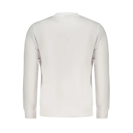 SWEAT-SHIRT BLANC À FERMETURE ÉCLAIR POUR HOMME NORVÈGE 1963 - NORWAY 1963
