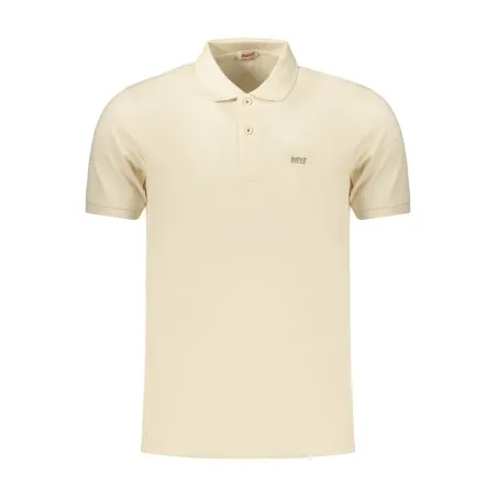 Polo homme à manches courtes, motif fusil, beige - RIFLE