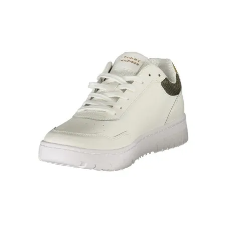CHAUSSURES DE SPORT POUR HOMMES TOMMY HILFIGER BLANCHES - TOMMY HILFIGER
