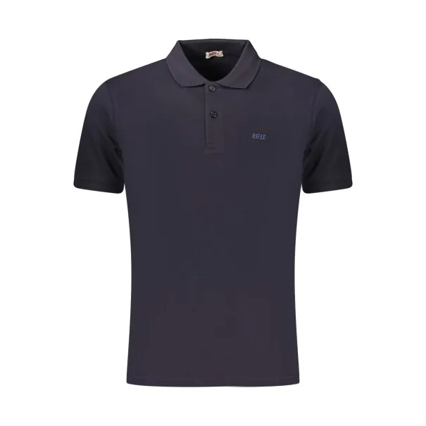 Polo à manches courtes homme bleu à motif fusil - RIFLE