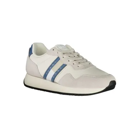 CHAUSSURES DE SPORT POUR HOMMES TOMMY HILFIGER BLANCHES - TOMMY HILFIGER