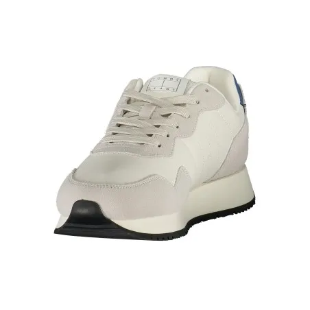 CHAUSSURES DE SPORT POUR HOMMES TOMMY HILFIGER BLANCHES - TOMMY HILFIGER