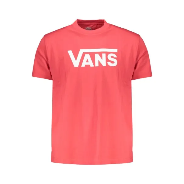 T-shirt rouge à manches courtes Vans pour homme - VANS