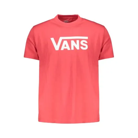 T-shirt rouge à manches courtes Vans pour homme - VANS