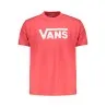 T-shirt rouge à manches courtes Vans pour homme - VANS