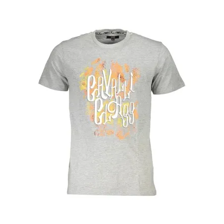 T-SHIRT À MANCHES COURTES CAVALLI CLASS HOMME GRIS - CAVALLI CLASS
