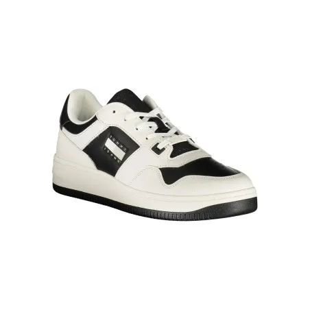 CHAUSSURES DE SPORT POUR HOMMES TOMMY HILFIGER BLANCHES - TOMMY HILFIGER