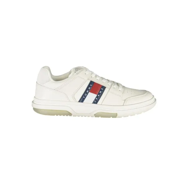 CHAUSSURES DE SPORT POUR HOMMES TOMMY HILFIGER BLANCHES - TOMMY HILFIGER