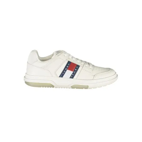 CHAUSSURES DE SPORT POUR HOMMES TOMMY HILFIGER BLANCHES - TOMMY HILFIGER
