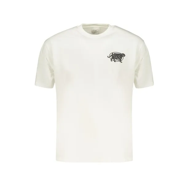 T-shirt blanc à manches courtes Vans pour homme - VANS