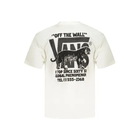 T-shirt blanc à manches courtes Vans pour homme - VANS