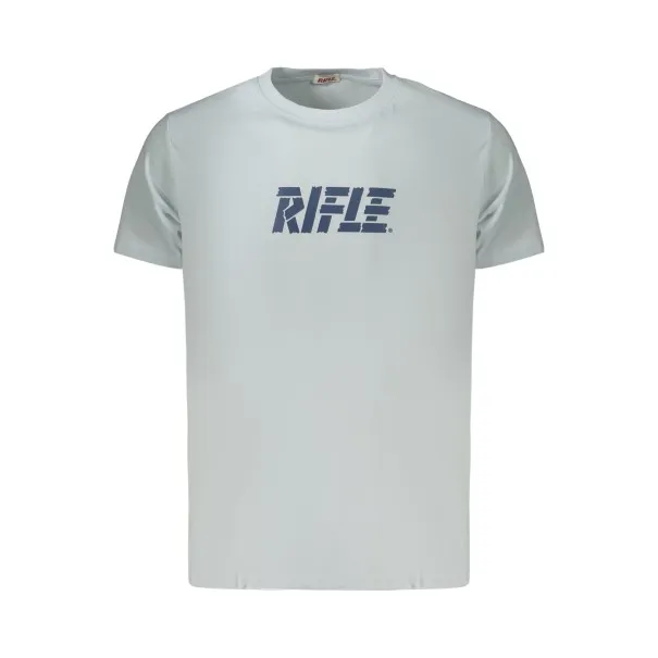 T-shirt à manches courtes pour homme, motif fusil, bleu - RIFLE