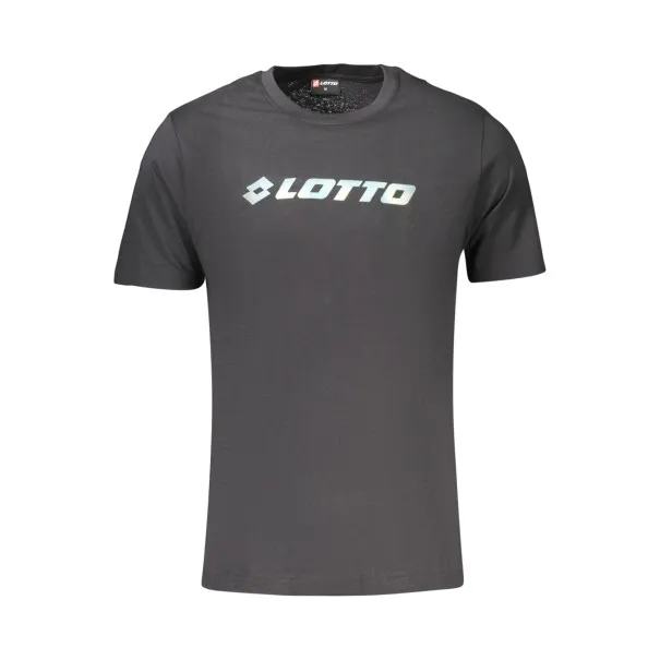 T-shirt noir à manches courtes pour homme LOTTO - Lotto