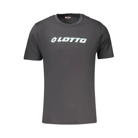 T-shirt noir à manches courtes pour homme LOTTO - Lotto