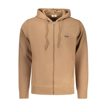 SWEAT-SHIRT FERMETURE ÉCLAIR MARRON POUR HOMME RIFLE - RIFLE