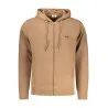 SWEAT-SHIRT FERMETURE ÉCLAIR MARRON POUR HOMME RIFLE - RIFLE