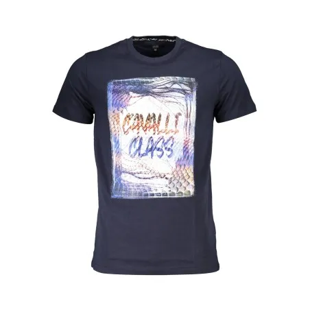 T-SHIRT À MANCHES COURTES CAVALLI CLASS HOMME BLEU - CAVALLI CLASS