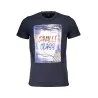 T-SHIRT À MANCHES COURTES CAVALLI CLASS HOMME BLEU - CAVALLI CLASS