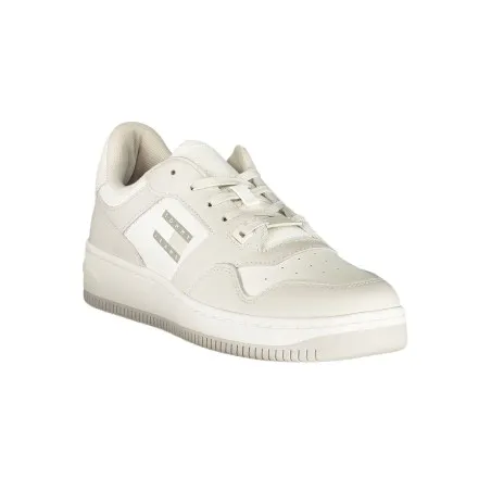 CHAUSSURES DE SPORT POUR HOMMES TOMMY HILFIGER BLANCHES - TOMMY HILFIGER
