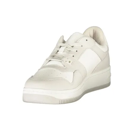 CHAUSSURES DE SPORT POUR HOMMES TOMMY HILFIGER BLANCHES - TOMMY HILFIGER