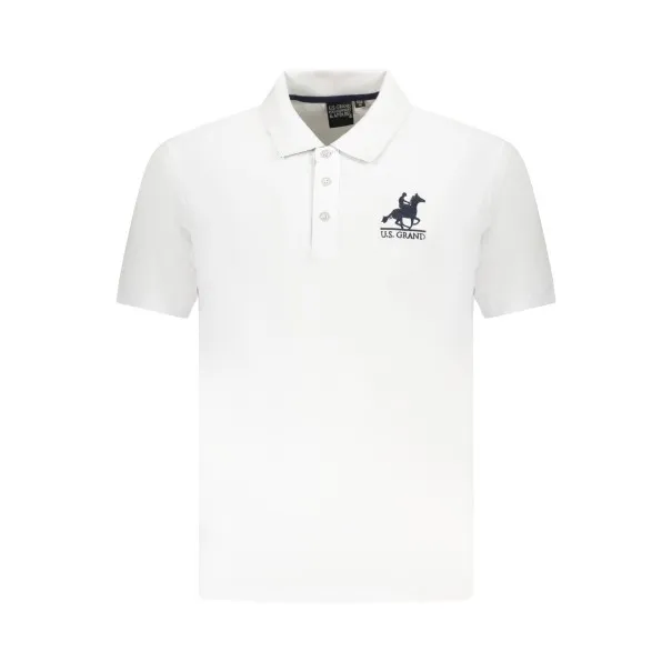 Polo US Grand à manches courtes pour homme, blanc - U.S. GRAND