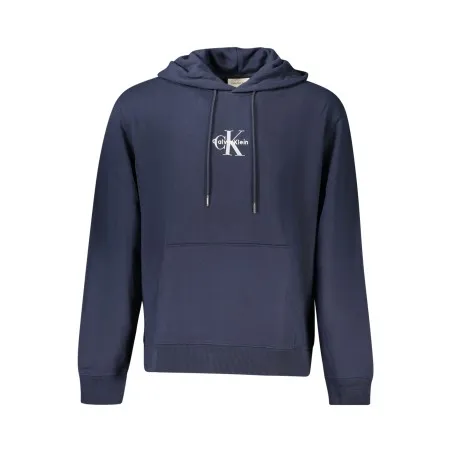 Sweat-shirt zippé bleu Calvin Klein pour homme - CALVIN KLEIN
