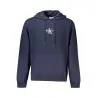Sweat-shirt zippé bleu Calvin Klein pour homme - CALVIN KLEIN