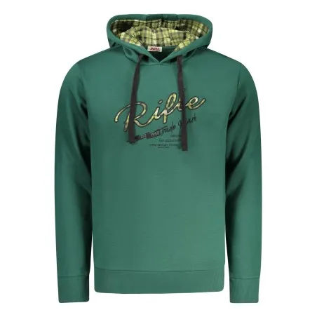 SWEAT-SHIRT FERMETURE ÉCLAIR VERT POUR HOMME RIFLE - RIFLE