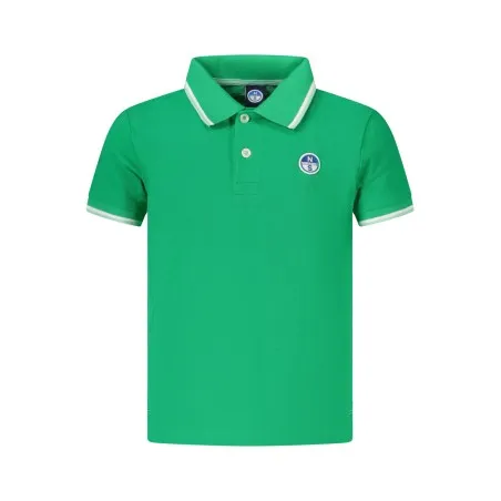 POLO À MANCHES COURTES POUR ENFANTS NORTH SAILS, VERT - NORTH SAILS