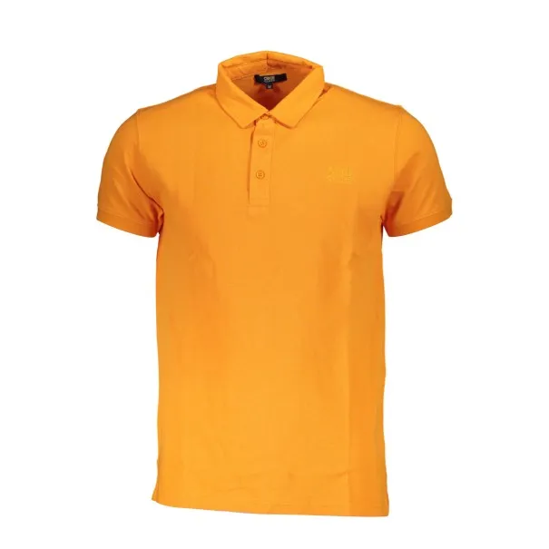 CAVALLI CLASS POLO MANCHES COURTES HOMME ORANGE - CAVALLI CLASS