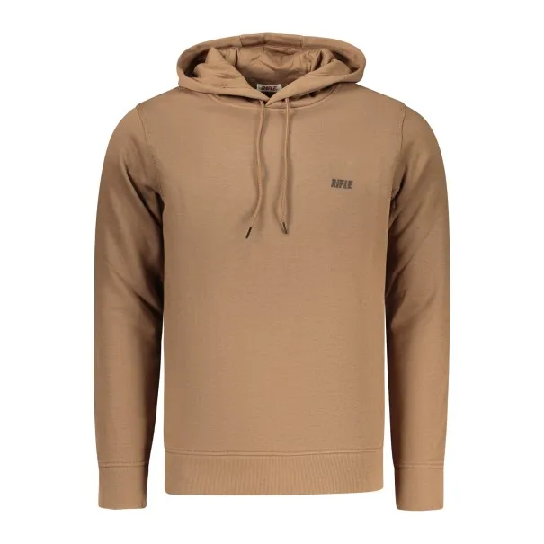 SWEAT-SHIRT FERMETURE ÉCLAIR POUR HOMME RIFLE MARRON - RIFLE