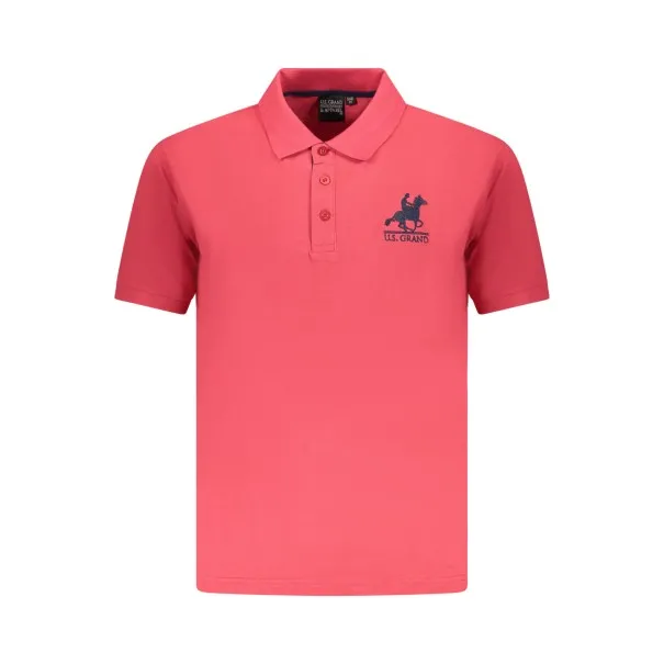 Polo à manches courtes pour homme US Grand, rouge - U.S. GRAND