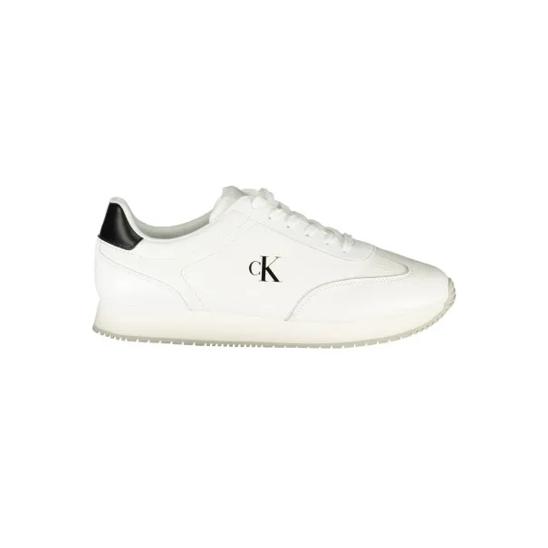 CHAUSSURES DE SPORT POUR HOMMES CALVIN KLEIN BLANCHES - CALVIN KLEIN