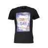 T-SHIRT À MANCHES COURTES CAVALLI CLASS HOMME NOIR - CAVALLI CLASS