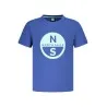 T-shirt à manches courtes pour enfant North Sails, bleu - NORTH SAILS
