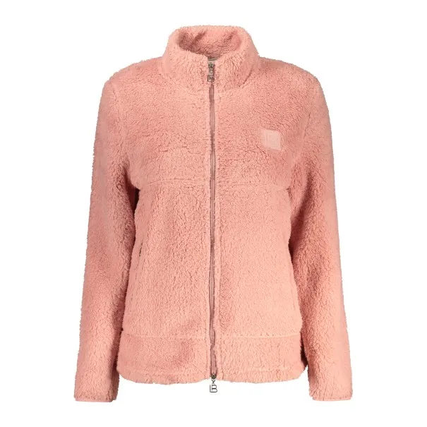 SWEAT-SHIRT ROSE À FERMETURE ÉCLAIR POUR FEMME LAURA BIAGIOTTI - LAURA BIAGIOTTI
