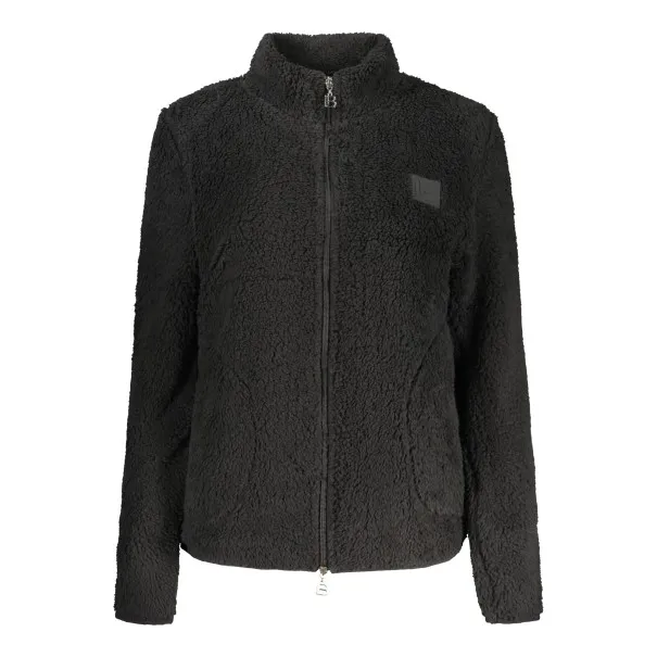 SWEAT-SHIRT NOIR À FERMETURE ÉCLAIR POUR FEMME LAURA BIAGIOTTI - LAURA BIAGIOTTI