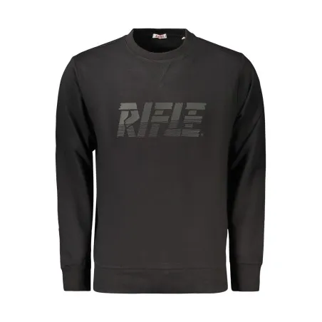 SWEAT-SHIRT NOIR À FERMETURE ÉCLAIR POUR HOMME RIFLE - RIFLE