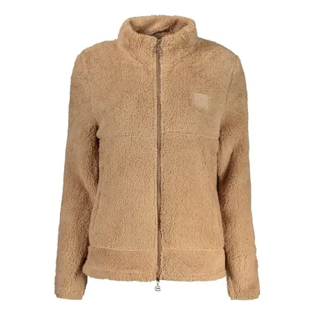 SWEAT-SHIRT MARRON À FERMETURE ÉCLAIR POUR FEMME LAURA BIAGIOTTI - LAURA BIAGIOTTI