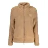 SWEAT-SHIRT MARRON À FERMETURE ÉCLAIR POUR FEMME LAURA BIAGIOTTI - LAURA BIAGIOTTI